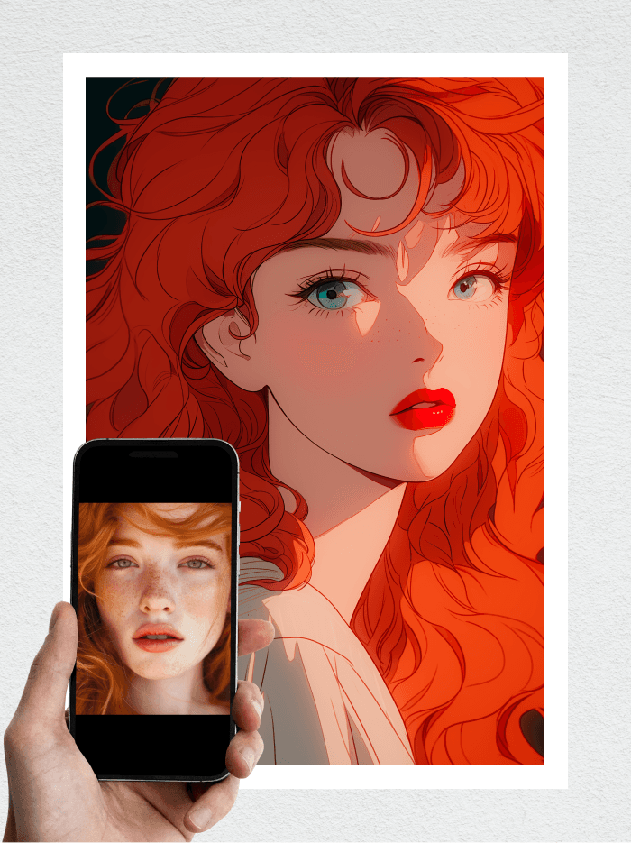 90s Anime Portrait Studio Product Page Primary Image 1